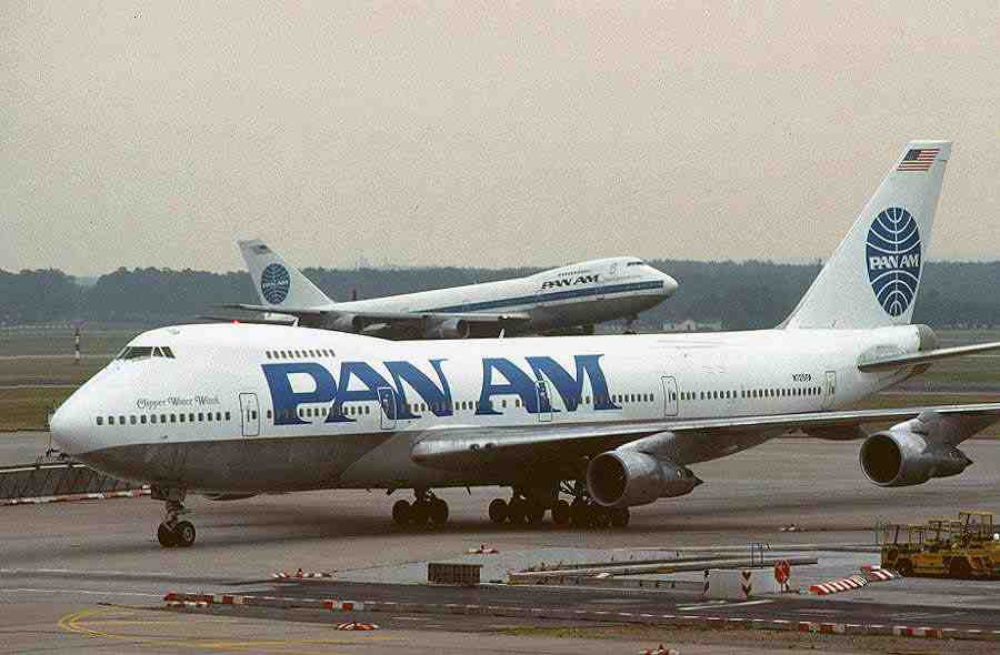 A Pan Am 747.  Photo from the Internet.